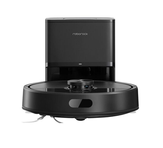 (New) Robot vacuum cleaner Roborock Q7+, 10000Pa, Black (Wet/Dry cleaning)