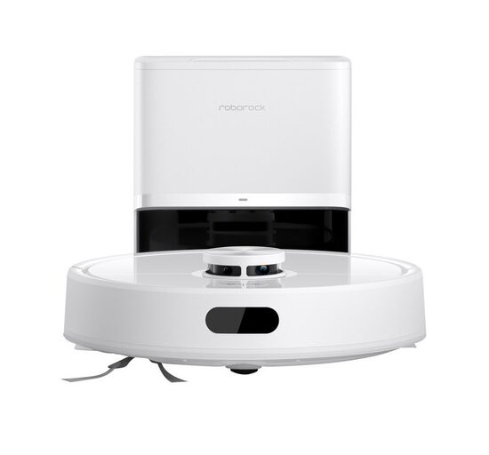 (New) Robot vacuum cleaner Roborock Q7+, 10000Pa, White (Wet/Dry cleaning)